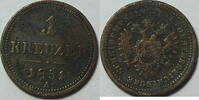 Österreich / Ungarn 1 Kreuzer Franz Joseph I. (1848-1916) -