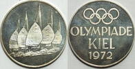 Deutschland Silbermedallie Olympiade Kiel 1972 , Silber 16 Gramm -