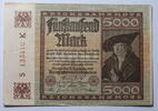 Deutschland 5000 Mark World Paper Money 81 b, WZ : G -