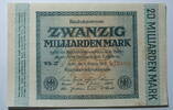 Deutschland 20 Milliarden Mark World Paper Money 118 a, -