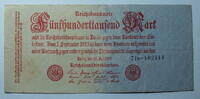 Deutschland 500 000 Mark World Paper Money 92 -