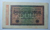 Deutschland 20 000 Mark World Paper Money 85 b -