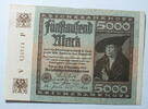 Deutschland 5000 Mark World Paper Money 81 a -