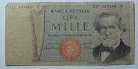 Italien 1000 Lire World Paper Money 101 -