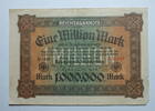 1 Million Mark 1923 Deutschland World Paper Money 86 a s - ss