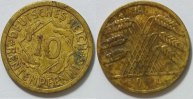 Weimar 10 Rentenpfennig 1924 A ss 1,00 EUR Differenzbesteuert nach §25a UStG zzgl. 5,90 EUR Versand
