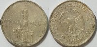 3. Reich 2 Reichsmark Kirche mit Datum