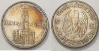3. Reich 2 Reichsmark Kirche mit Datum