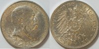 Kaiserreich Baden 2 Mark 50. Regierungsjub.