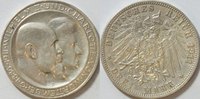 Kaiserreich Würtemberg 3 Mark Doppelporträt rechts Querstrich H bei Charlotte in der Mitte