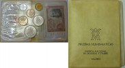 Spanien KMS Kursmünzsatz incl. 100 Peseta Banknote 1953