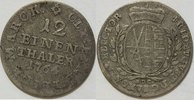Sachsen 1/12 Taler