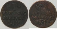 Anhalt Bernburg 1 Pfennig -