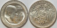 Württemberg 3 Mark Wilhelm und Charlotte von Würtembrg