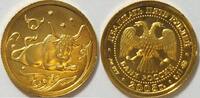 Russland 25 Rubel Gold Sternkreiszeichen Stier
