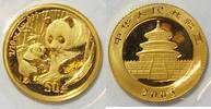 China 50 Yuan Gold 2005 Panda1/10 oz Gold pp orginal eingeschweißt