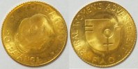 Tonga 20 Paanga Gold 1980 Auflage 750 Stück st