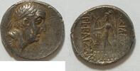 Griechen Drachme König Ariobarzanes I 3,8 g. Silber , 17 mm