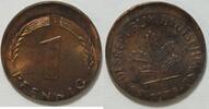 BRD 1 Pfennig Fehlprägung