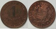 Sachsen Coburg Gotha Pfennig Ernst II 1844 - 1893 kleiner Grünspanfleck