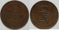 Sachsen Meiningen 2 Pfennig