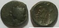Thrakien / Maroneia AE 17 mm Kopf des Dyonisos mit Efeu Kranz n. rechts