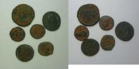 Römisches Kaiserreich Lot Lot von 6 verschiedenen Bronzemünzen Constantin I. der Große