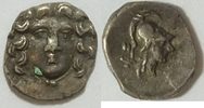Pisidien Trihemiobol Selge Gorgoneion Rs. behelmter Athenakopf rechts