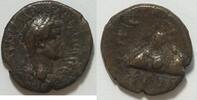 Hadrianus AE Belorbeerter Kopf rechts Rs. Berg Argaios