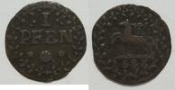 Braunschweig Caldenberg 1 Pfennig Georg Wilhelm -