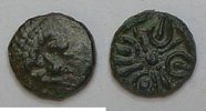 Pantikapaion AE 9 mm Löwenkopf nach rechts Rs. Sternförmiges Blütenornament