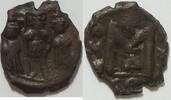 Byzanz AE Follis Heraclius mit Langkreuz zwischen seinen Söhnen Heraclins Constantin und Heral.