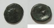 Pantikapelon AE 14 mm Kopf eines Satyrs nach rechts Rs. Dios Kurenkappe -