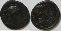 Pergamon AE 17 mm Gewandbüste des römischen Senats mit Binden rechts