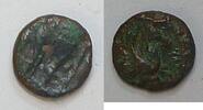 Teos AE 9 mm Pegasos protome nach rechts Rs. Lyra im Linienquadrat