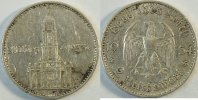 3. Reich 2 Reichsmark Kirche mit Datum