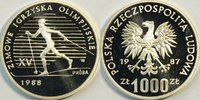 Polen 1000 Zl olympiade 1988 Probe