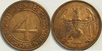 Weimar 4 Pfennig Kursmünze