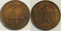 Weimar 4 Pfennig Kursmünze