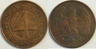 Weimar 4 Pfennig Kursmünze
