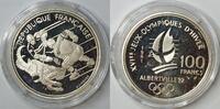 Frankreich 100 Francs Olympische Albertville 1992 Eishockey -