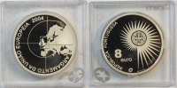 Portugal 8 Euro 2004 EU - Erweiterung PP gekapselt mit Zertifikat