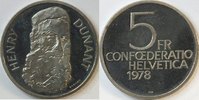 Schweiz 5 Franken Henry Dunant