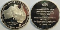 WWF 75. Jahre Staatsbürgerschaft Australien Silb. Med. 38,6 mm 19,7 g -