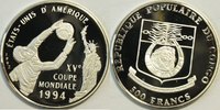 Kongo 500 Francs Fußball WM 1994 -