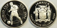 Jamaica 25 $ Fußball WM 1994 -