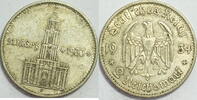 3. Reich 2 Reichsmark Kirche mit Datum