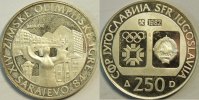 Jugoslawien 250 Dinar Olympiade 1984 Sarajewo