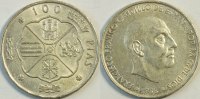 Spanien 100 Pesetas Franco Gedenkmünze