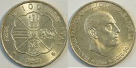 Spanien 100 Pesetas Franco Gedenkmünze